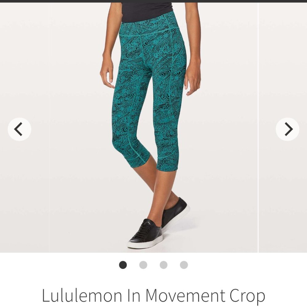 Lululemon In Movement Everlux crop 19"